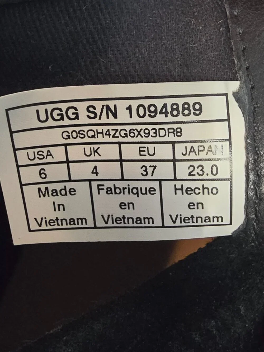 Ugg Women's Aureo Suede - Waterproof, Side Zip, Ankle Boot, Black
